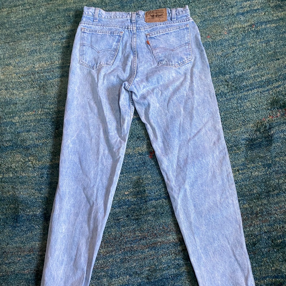 Orange Label Levi 550 Jeans.